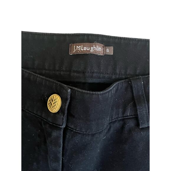 J.McLaughlin Black Slim-Fit Jeans - Size 6, EUC - Picture 5 of 5